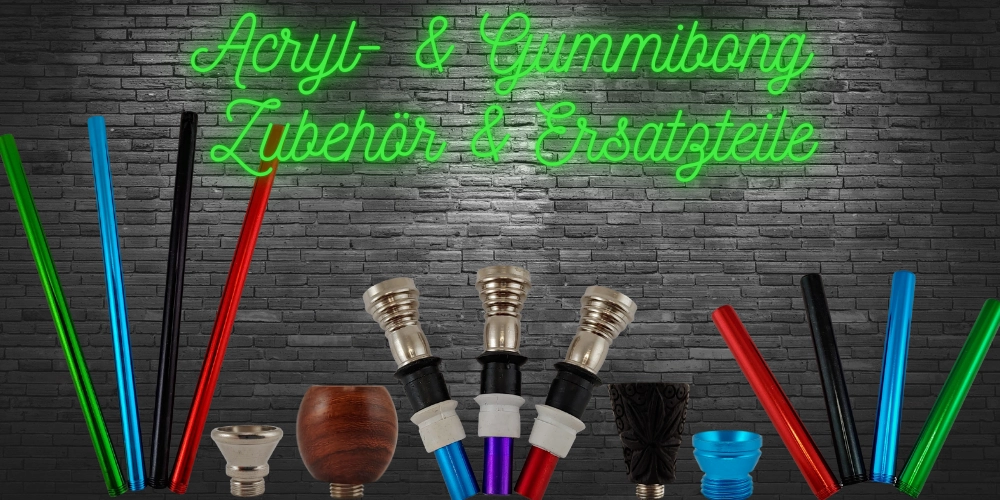 Headshop4you Kategorie Bong-Shop Acrylbong Gummibong Zubehoer & Ersatzteile
