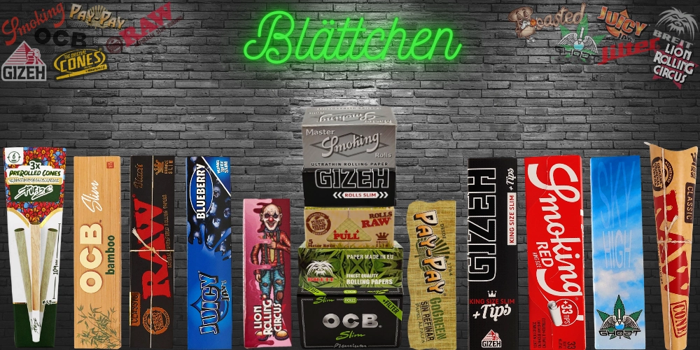 Blättchen und Longpaper