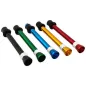 Preview: Acrylbong Set Chillum 10cm + Kopf + Dichtung Farbauswahl 2