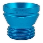 Preview: Acrylbong Kopf Metall Farbe Blau 1,2cm inkl. Schraubgewinde 1