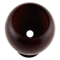 Preview: Acrylbong Kopf Tulpe Big Mama Shisham Holz 5cm Farbe Natur 2