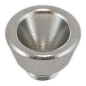 Preview: Acrylbong Kopf Metall Farbe Silber 1cm inkl. Schraubgewinde 2