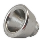 Preview: Acrylbong Kopf Metall Farbe Silber 1cm inkl. Schraubgewinde 3