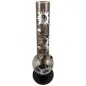 Preview: Acrylbong 32cm Yin Yang Design Farbe Grau 3