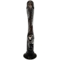 Preview: Acrylbong 40,5 cm Black Dragon Farbe Schwarz/Silber 1