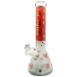 Preview: Blaze Glass Golden Leaf Red 34,5cm 18.8 auf 14.5 Kolben-Bong 1