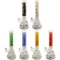 Preview: Glasbong Blaze Golden Leaf 34,5cm Farbauswahl 18.8 auf 14.5 Schliff Kolben Eisbong 1