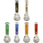 Preview: Glasbong Blaze Golden Leaf 34,5cm Farbauswahl 18.8 auf 14.5 Schliff Kolben Eisbong 2