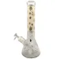 Preview: Glasbong Blaze Golden Leaf 34,5cm Farbauswahl 18.8 auf 14.5 Schliff Kolben Eisbong 4