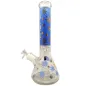 Preview: Glasbong Blaze Golden Leaf 34,5cm Farbauswahl 18.8 auf 14.5 Schliff Kolben Eisbong 6