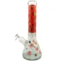 Preview: Glasbong Blaze Golden Leaf 34,5cm Farbauswahl 18.8 auf 14.5 Schliff Kolben Eisbong 8