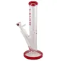 Preview: Glasbong CALVO® Straight Tube Premium Red 25cm 18.8 auf 14.5 Schliff 2