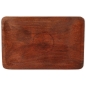 Preview: Ghodt Akazie Holz Rolling Tray Drehunterlage Medium Size Tablett 1