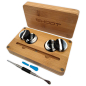 Preview: GHODT Dabbing Box Bambus Dab-Tool & 2 Silikon Container 2