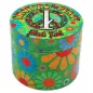 Preview: Black Leaf Grinder Smoking for Peace 4-Part Ø 50mm Bunt Alu CNC 1