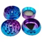 Preview: Grinder DIPSE Diamond 4-Part Ø 53mm Blau/Lila Alu CNC 3