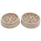 Preview: Purize Bio Hemp Grinder 2-Part Ø 55mm Farbe Weiß 2