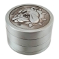 Preview: The Bulldog Amsterdam 4-Part Dog Grinder Ø 50mm Silber Zink 1