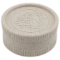 Preview: The Bulldog Amsterdam Hemp Grinder 2-Part Ø 55mm Farbe Weiß 1