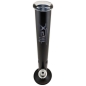 Preview: Glasbong Illex Black Style 46cm 18.8 Schliff Zylinder Eisbong 3