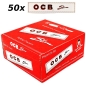 Preview: 50x OCB Longpaper Weiß Hanf King Size Slim 32 Blatt 1