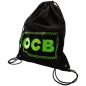 Preview: OCB Turnbeutel 38x48cm Farbe Schwarz / Grün Stoffbeutel 1