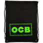 Preview: OCB Turnbeutel 38x48cm Farbe Schwarz / Grün Stoffbeutel 2