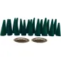Preview: Zed Black Premium Räucherkegel Mogra Incense Dhoop Cone Indien 2
