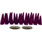 Preview: Zed Black Premium Räucherkegel Rose Incense Dhoop Cone Indien 2