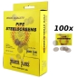 Preview: 100x 5er Pack Black Leaf Einlegesiebe grob 12,5mm Edelstahl Siebe Kopf 1