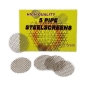 Preview: 100x 5er Pack Black Leaf Einlegesiebe grob 12,5mm Edelstahl Siebe Kopf 2