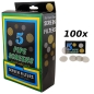 Preview: 100x 5er Pack Einlegesiebe grob 15mm Stahl Siebe Kopf 1