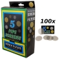 Preview: 100x 5er Pack Shanti Einlegesiebe fein 20mm Stahl Siebe Kopf 1