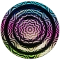 Preview: FIRE-FLOW CS Aschenbecher Trippy #4 Ø 13,5cm Metall Ascher 1