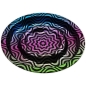 Preview: FIRE-FLOW CS Aschenbecher Trippy #4 Ø 13,5cm Metall Ascher 2