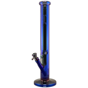 Glasbong Black Leaf Neverland Lila/Blau Metallic 45cm 18.8 auf 14.5 Schliff Eisbong 1