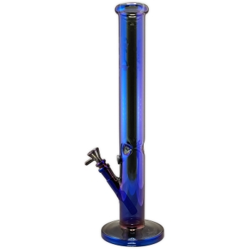Glasbong Black Leaf Neverland Lila/Blau Metallic 45cm 18.8 auf 14.5 Schliff Eisbong 2