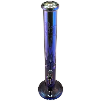 Glasbong Black Leaf Neverland Lila/Blau Metallic 45cm 18.8 auf 14.5 Schliff Eisbong 3