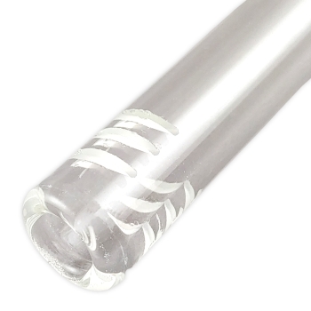 Black Leaf Bong Diffusor Chillum 10cm 18.8 auf 14.5 Schliff Schlitzdiffusor 2