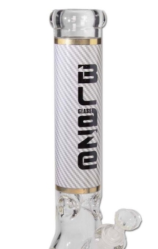 Blaze Glass Streifen Beaker Glasbong 35cm 18.8 auf 14.5 Schliff Kolben Eisbong 3