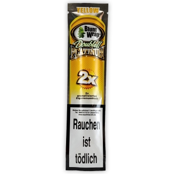 Blunt Wrap Double Platinum Yellow 2er Pack Mango Aroma 1
