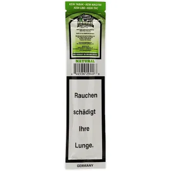Blunt Wrap Herbal Natural 2er Pack inkl. 2 Tips Neutrales Aroma 2