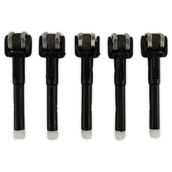 5x Clipper Large Flintsystem Nachrüstset Zündrad + Feuerstein 1