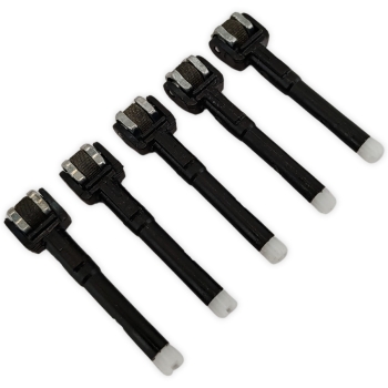 5x Clipper Large Flintsystem Nachrüstset Zündrad + Feuerstein 2