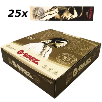 25x G-Rollz Longpaper Jimi Hendrix Organic Hemp King Size Slim 50 Blatt 1