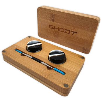 GHODT Dabbing Box Bambus Dab-Tool & 2 Silikon Container 1