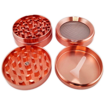 Excellent Grinder Roségold 4-Part Ø 50mm Alu CNC 2