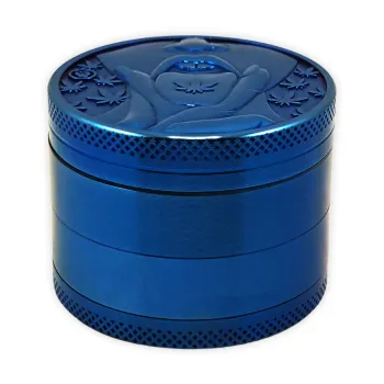 FIRE-FLOW 4-Part Grinder Icy Blue 420 Girl Ø 50mm Blau Zink 1