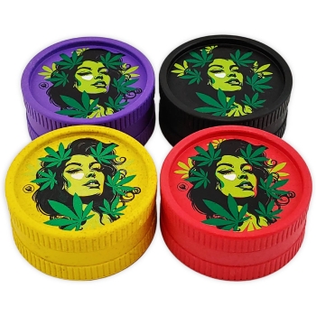 FIRE-FLOW Hemp Grinder Mary Jane 2-Part Ø 55mm Farbauswahl 1