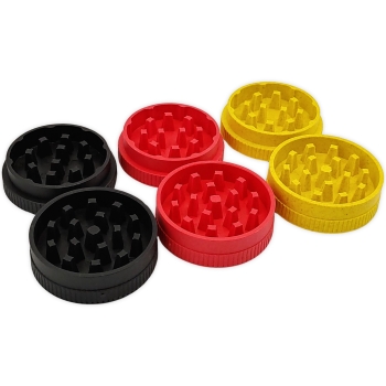 FIRE-FLOW Hemp Grinder THC Molekül 2-Part Ø 55mm Farbauswahl 2